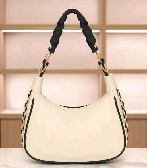 'THE CREAM CANDY' CRESCENT BAG